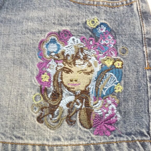 Women's Blue Denim Shorts, New with Tags, Sz. 28 - Picture 3 of 8